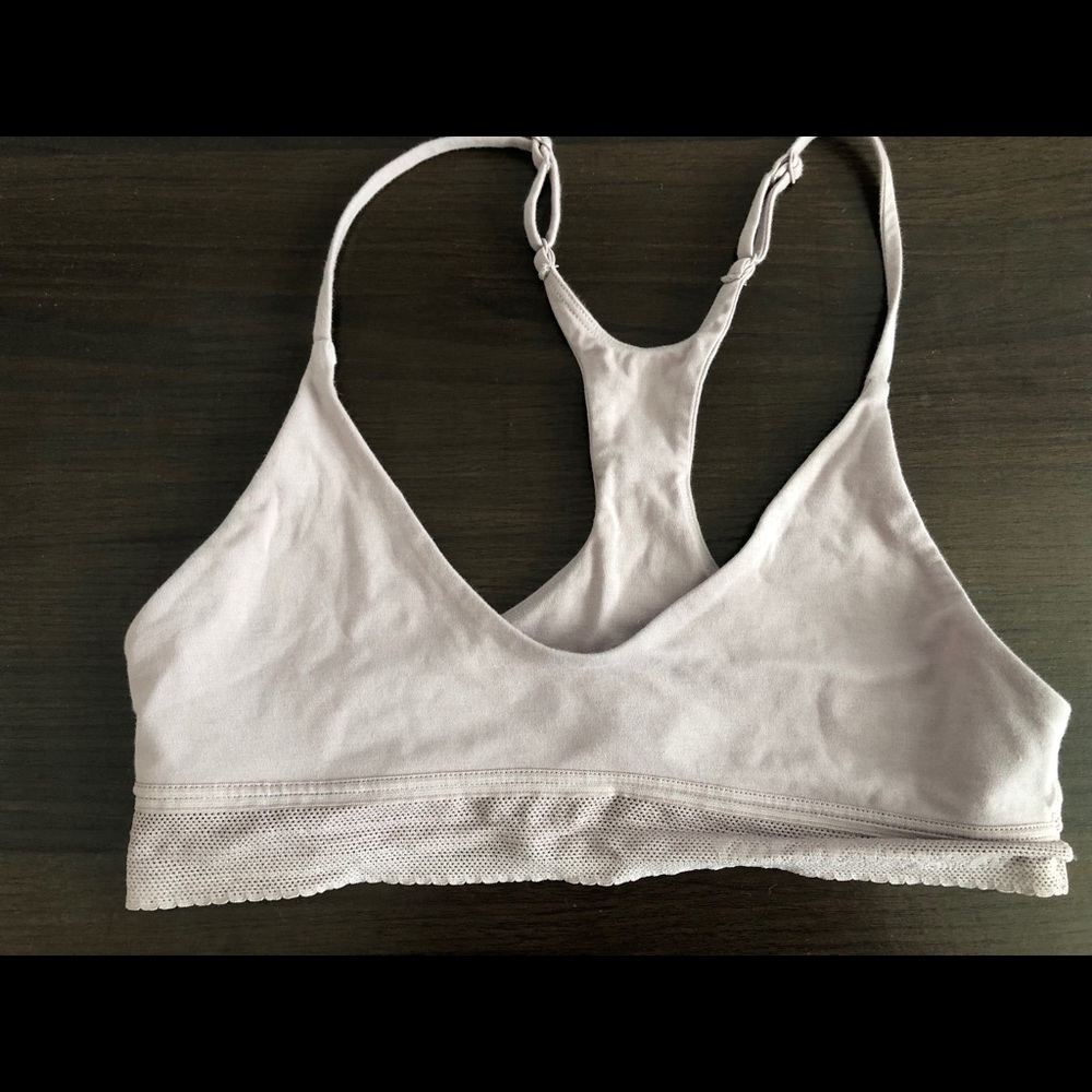Lululemon mauve unpadded bralette